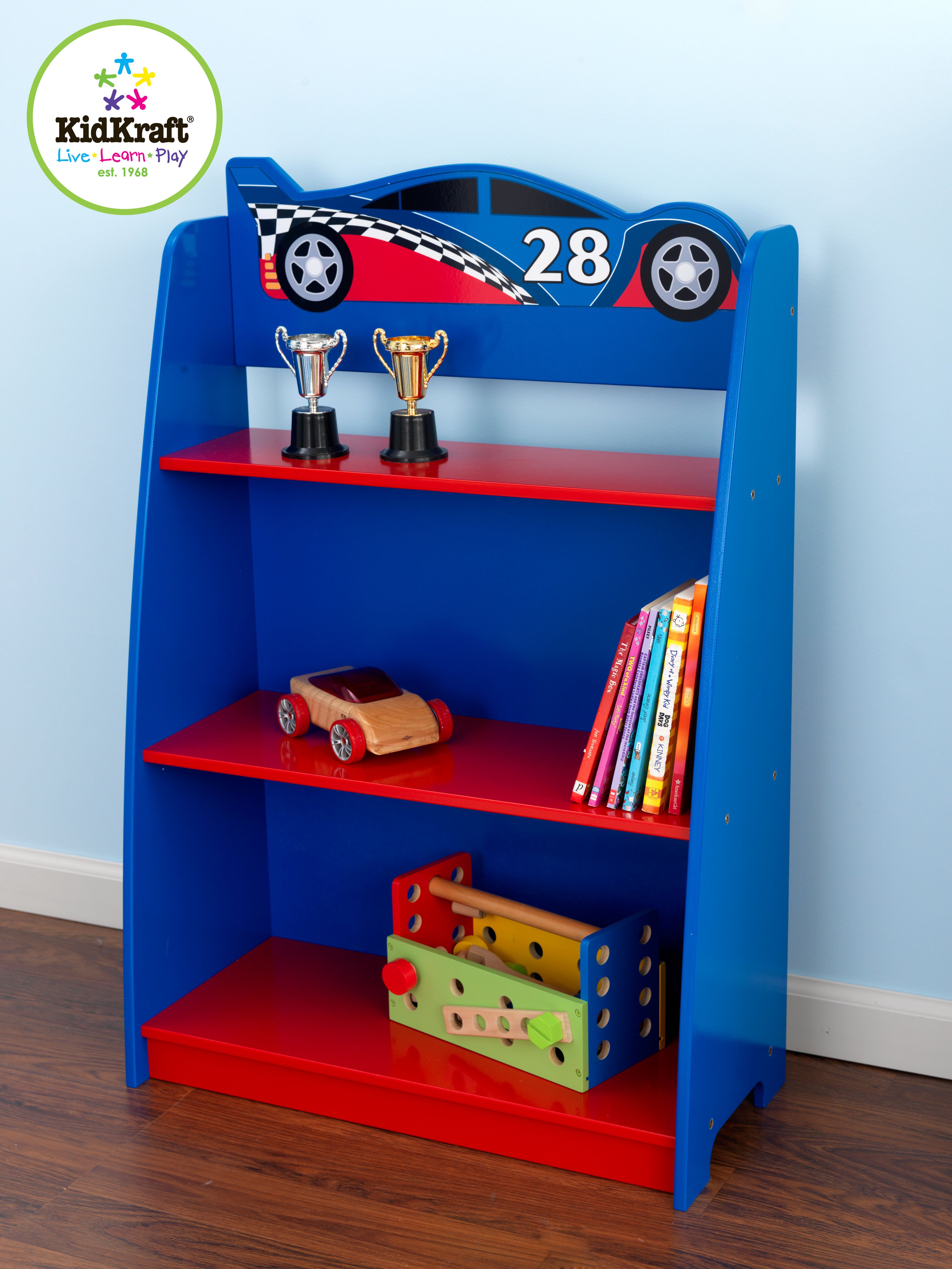 Race Car Bookcase