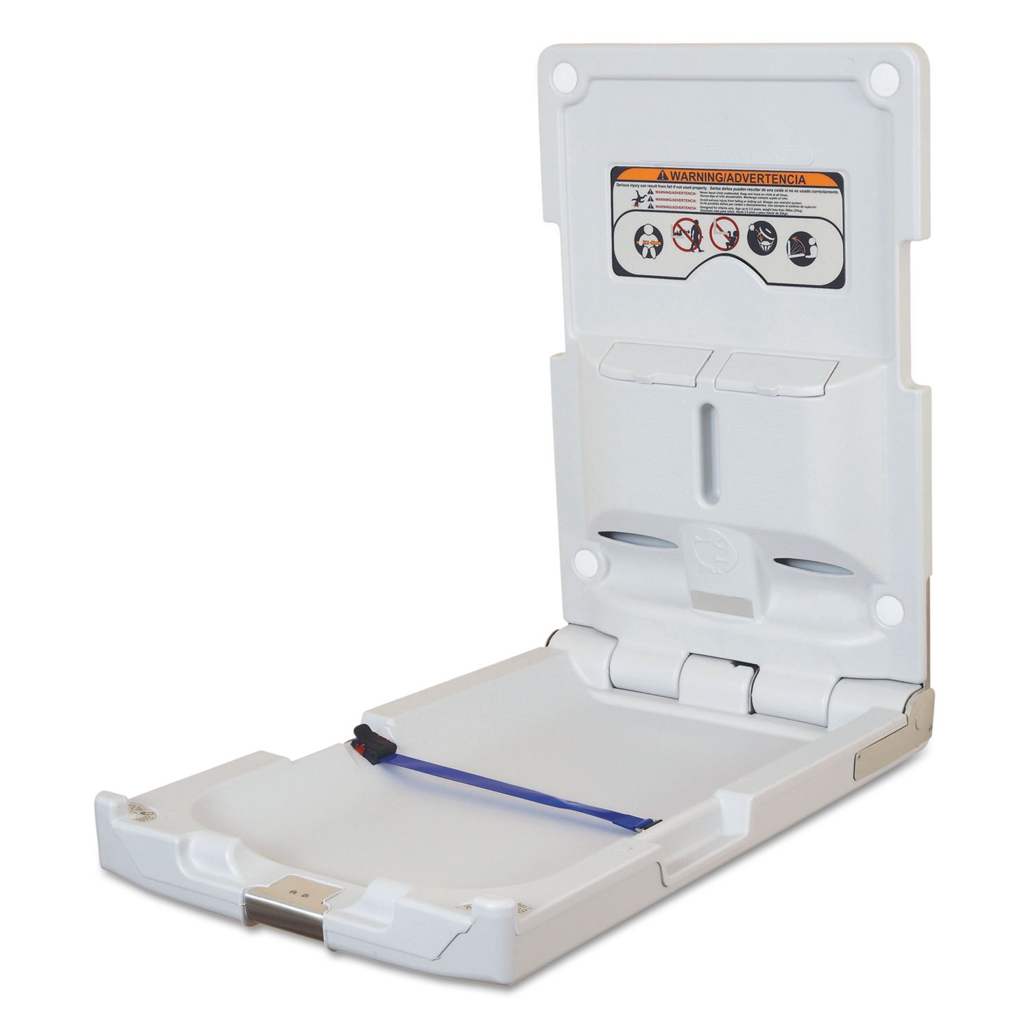 Drybaby Baby Changing Station, Vertical Mount, 19 X 34, Gray