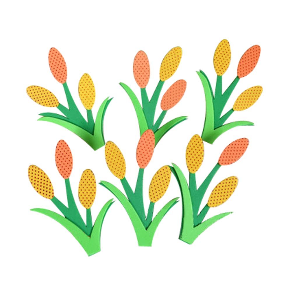 4 PCS Decorate Products for Kids Room Wall Stickers (Wheat Style)