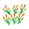 4 PCS Decorate Products for Kids Room Wall Stickers (Wheat Style)