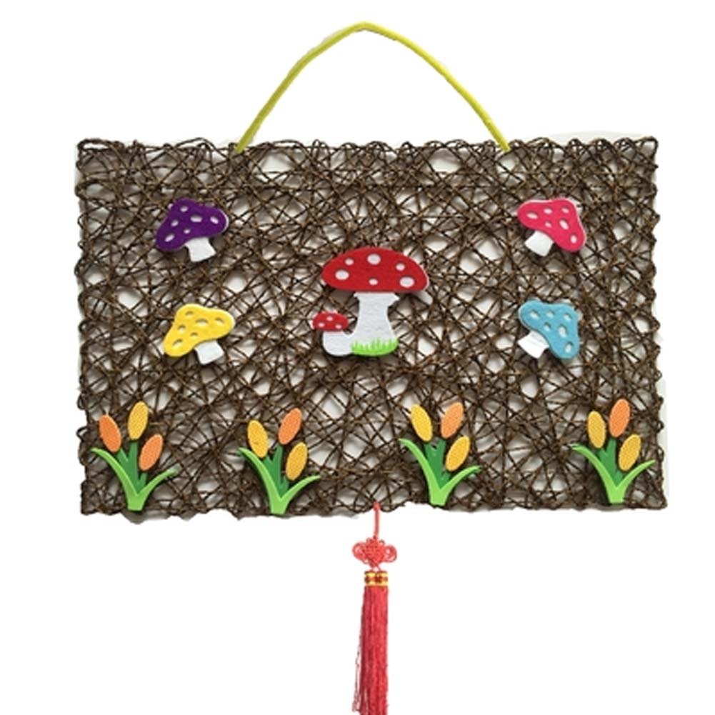 Mushroom Pattern DIY Hanging Wall Nursery D??cor Product, 44x30 cm