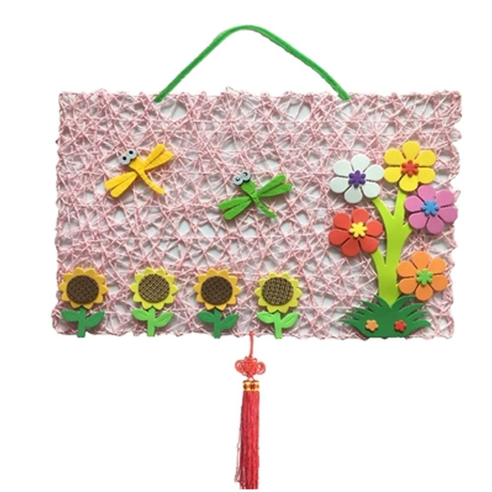 DIY Nursery Decoration Hand Made Cloth Product (Dragonfly and Flower)