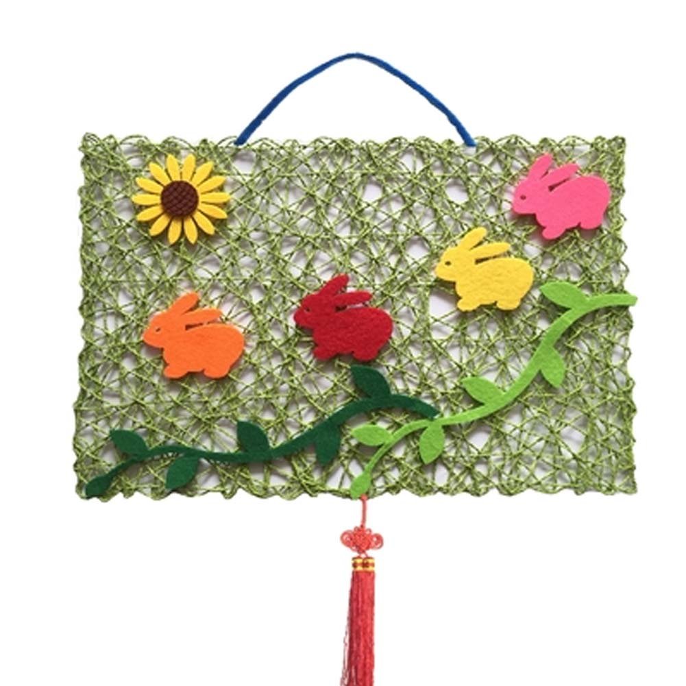 Rabbit and Grass Pattern Nursery Kids DIY Decorations (44x30 cm)