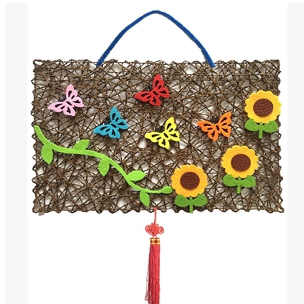 Hand Made DIY Product with Butterfly and Sunflower Pattern D??cor