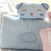 Cute Baby Anti-roll Infant Protective Flat Head Toddle Head Support Pillow Bear