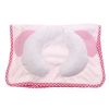 Height Adjustable Infant Baby Flat Head Protective Toddler Buckwheat Pillow PINK