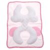 Height Adjustable Infant Baby Flat Head Protective Toddler Buckwheat Pillow PINK