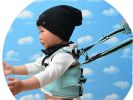 Summer New Baby Safe Walking Protective Belt Blue