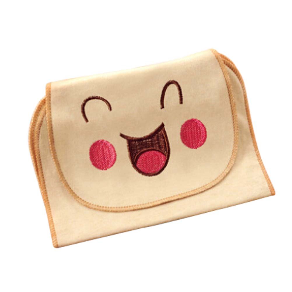 Simple Style Cotton Material Baby Towel for Sweat Absorbent, L Size