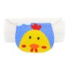Set of 2 Yellow Chick Pattern Baby Towels for Sweat Absorbent, M
