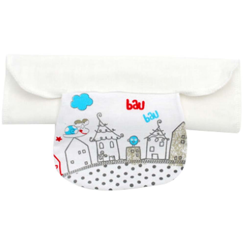 2 PCS Babies Cotton Towels for Sweat Absorbent Snail Pattern, L