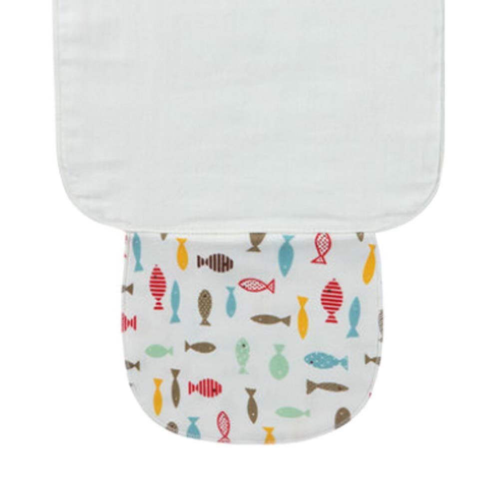 3 PCS Lovely Fish Style Babies Towels for Sweat Absorbent 25.5x20 cm