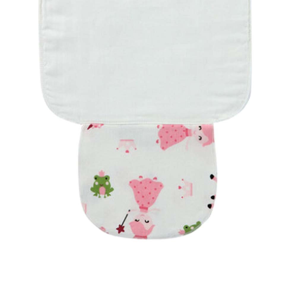 3 PCS Simple Cartoon Cotton Towels for Baby Sweat Absorbent, 25.5x20 cm