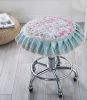 Creative Round Stool Cushion Four Seasons Upholstery Stools Pad Light Blue