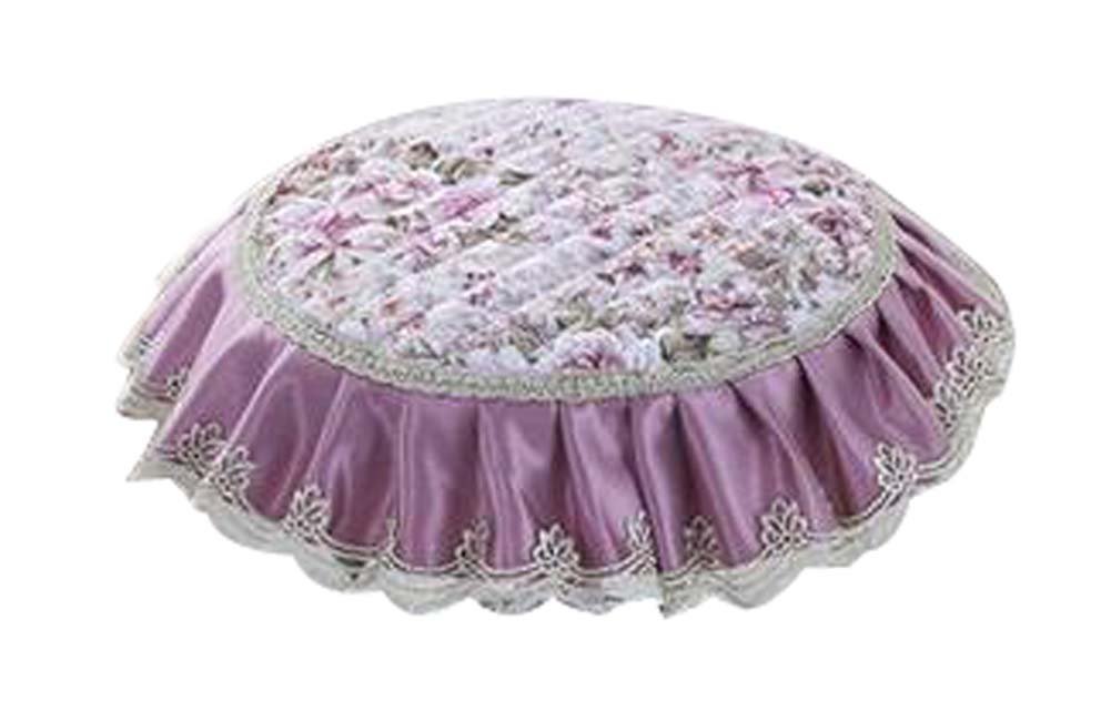 Creative Round Stool Cushion Four Seasons Upholstery Stools Pad Light Purple