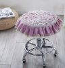 Creative Round Stool Cushion Four Seasons Upholstery Stools Pad Light Purple