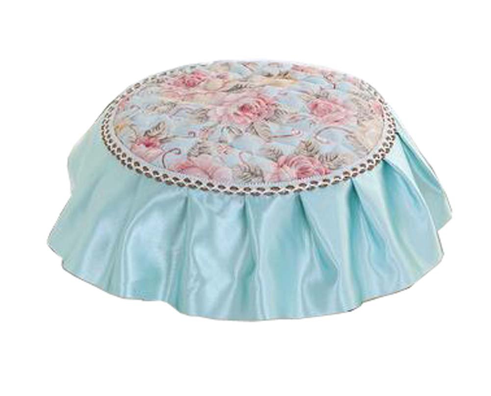 Beautiful Round Stool Cushion Four Seasons Upholstery Stools Pad Light Blue