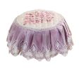 Beautiful Round Stool Cushion European Style Stools Pad Light Purple