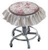 Beautiful Round Stool Cushion European Style Stools Pad Light Yellow