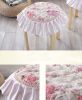 Beautiful Round Stool Cushion European Style Stools Pad Light Pink