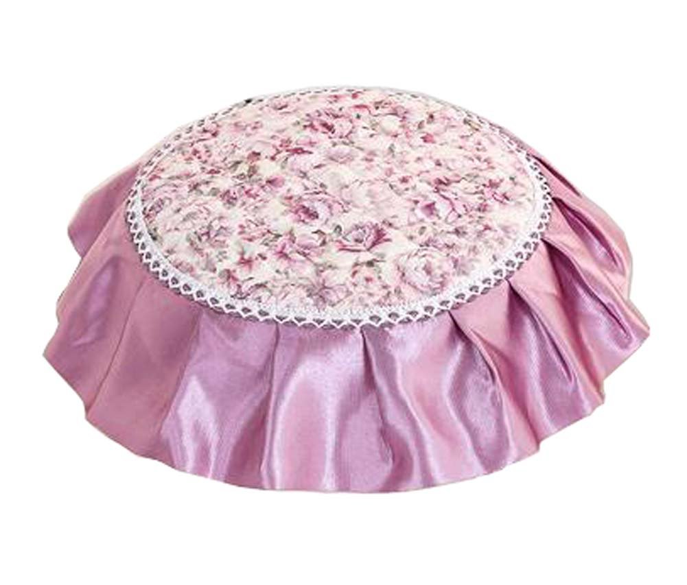 Lovely Stool Mat Beautiful Round Stool Cushion European Style Stools Pad Purple