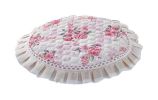European Style Stools Pad Stool Mat Beautiful Round Stool Cushion Pink