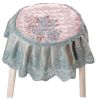 Fashion Round Cushion Stool Pad Stylish Stool Pad Green Stool Pad