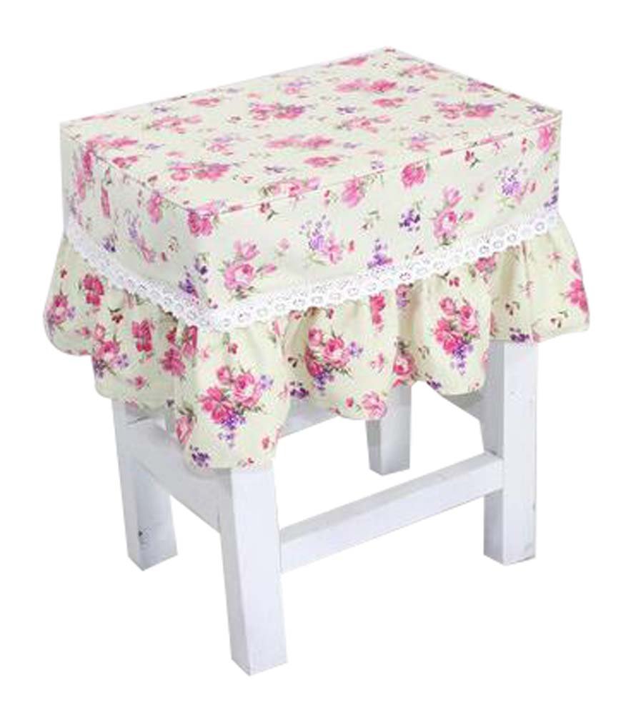 Fashion Canvas Square Stool Cover Makeup Stool Sets Bar Stool Sets