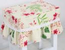 Lovely Canvas Square Stool Cover Makeup Stool Sets Bar Stool Sets Coverings