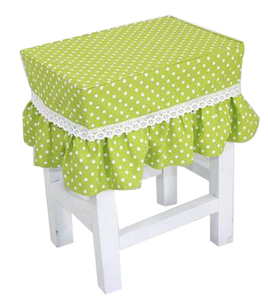Cotton Canvas Square Stool Cover Makeup Stool Sets Bar Stool Sets Polka Dot