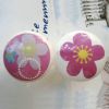 Set of 2 38mm Colorful Flowers Ceramic Cabinet Knob Drawer Knob (2 Colors)