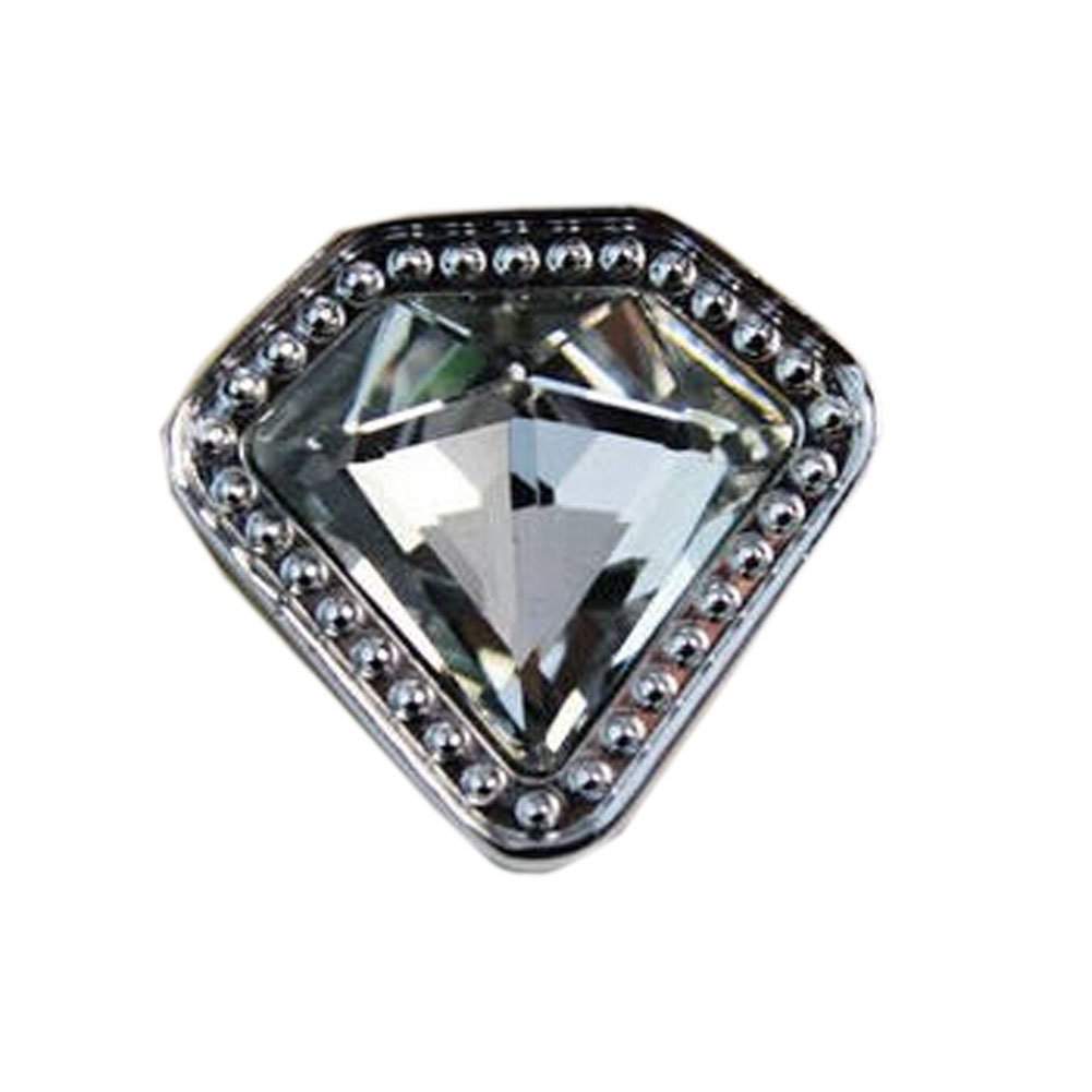 Set of 3 Fabulous Silver Diamond Crystal Drawer Handles/Pulls/Knobs(1.25*0.98'')