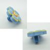 Set of 4 Lovely BLUE&PINK Flower Protective PVC Kids Drawer Handles/Pulls/1.65''