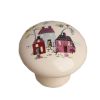 Set of 3 Cartoon[Dream House]Ceramic Kids Drawer/Cabinet Handles/Pulls(1.5*1'')