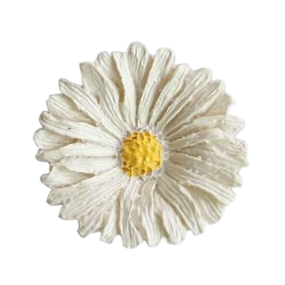 Set of 3 [Daisy] Lovely Resin Kids/Adult Drawer Handles/Pulls(1.77*1.2'')