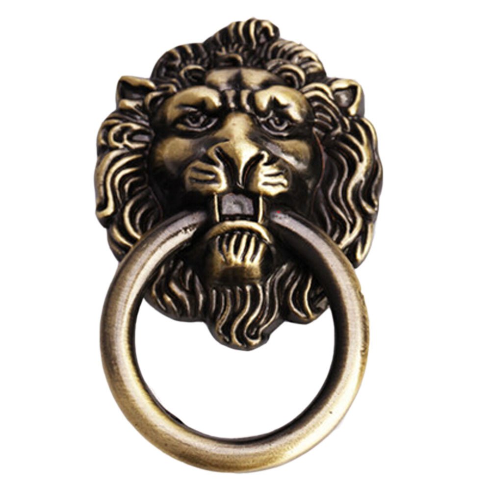 Set of 3 Noble [Lion] Antique Zink Alloy Drawer/Cabinet Handles/Pulls(1.5*0.6'')