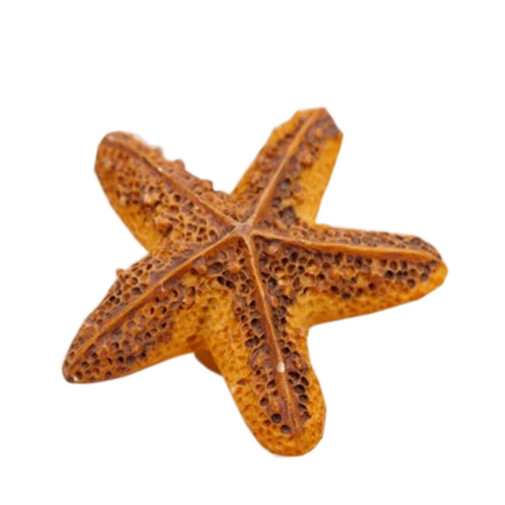 Set of 3 Lovely[Starfish]Resin Kids/Adult Drawer/Cabinet Handles/Pulls(0.98'')