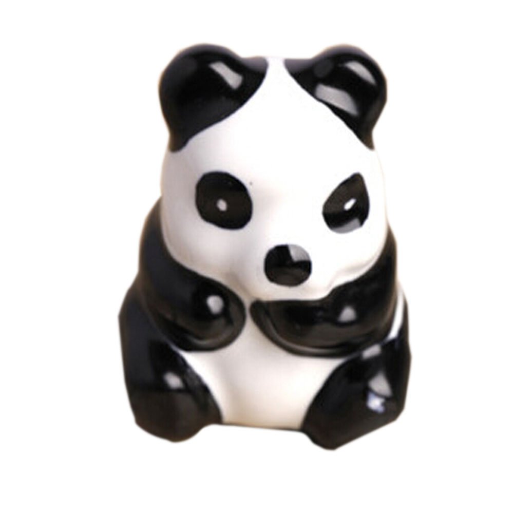 Set of 2 Cute Panda Ceramic Kids Room Decors Drawer Handles/Pulls(1.7*1.3*1.2'')