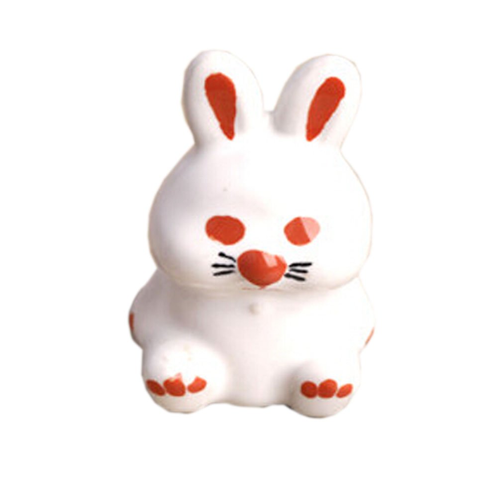 Set of 2 Cute Bunny Ceramic Kids Room Decors Drawer Handles/Pulls Cabinet Knobs