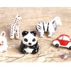 Set of 2 Cute Girraffe Ceramic Kids Drawer Handles/Pulls/Decors (1.9*0.7*0.9'')