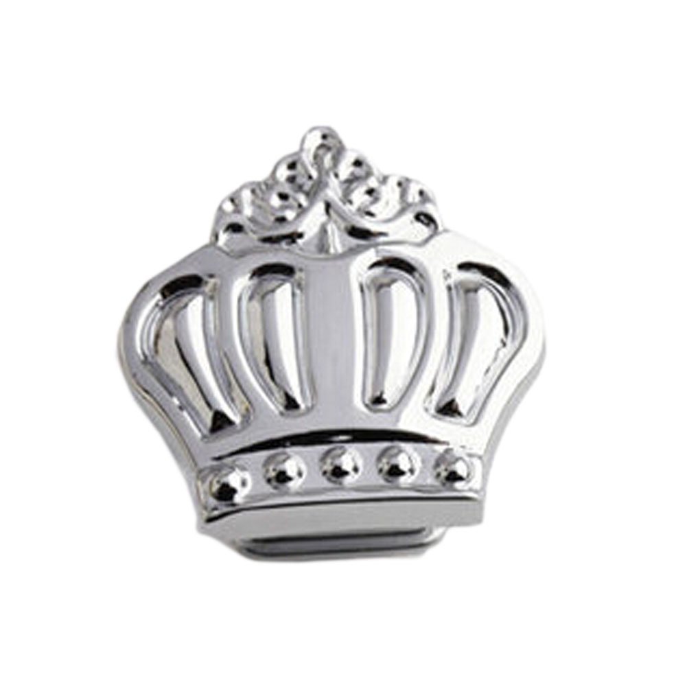 Set of 3 [Silver Crown]Zinc Alloy Drawer Handles/Pulls/Knobs/Decors(1.37*1.37'')