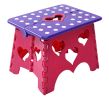 Children's Cartoon Folding Stool Portable Folding Chairs Outdoor Red