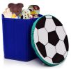 Storage Ottoman Collapsible Foldable Foot Rest Cartoon Storag Ottoman FOOTBALL