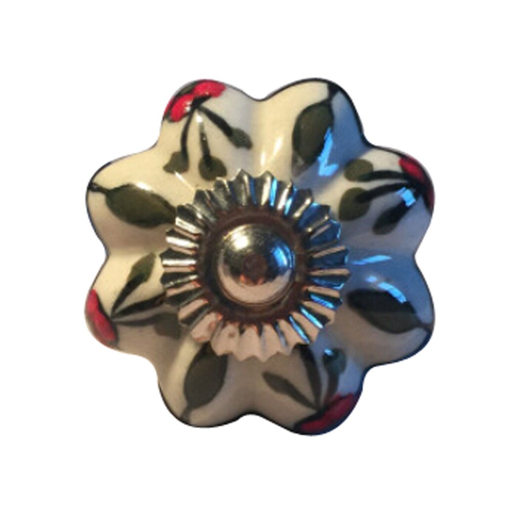 House Creative Ceramic Hand Printing Door Handles Cabinet/Drawer Handles