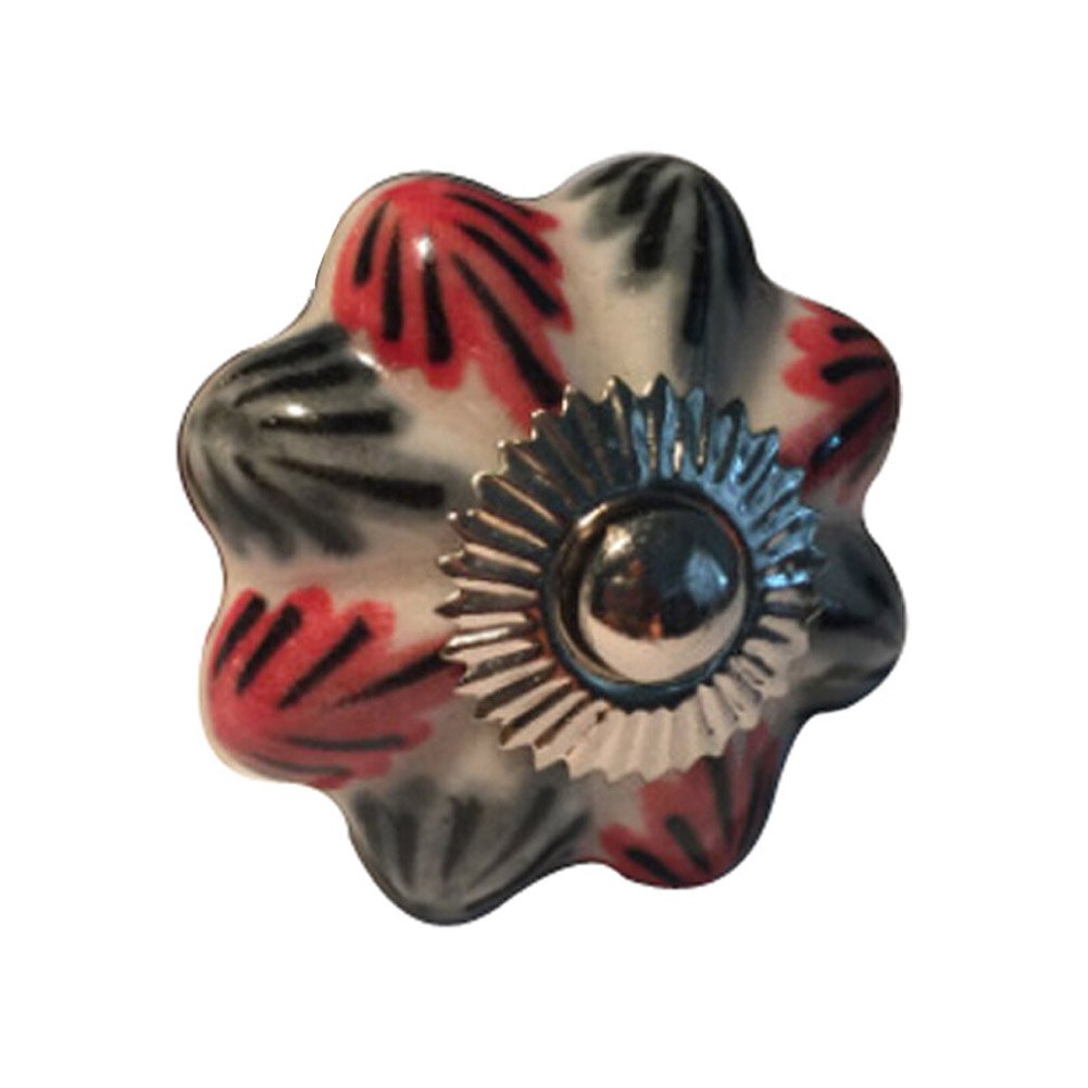 House Creative Ceramic Hand Printing Door Handles Cabinet and Drawer Handles