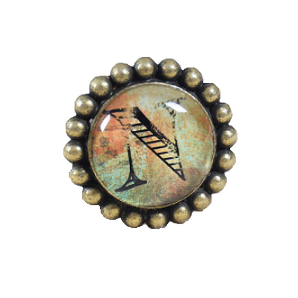 House Creative Alloy Glass N Letter Door Handles Cabinet and Drawer Handles