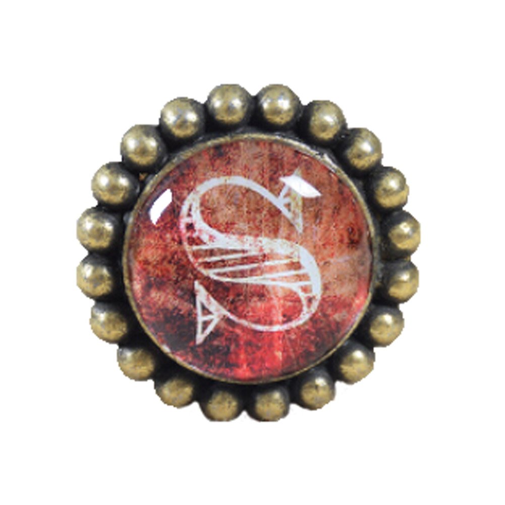 House Creative Alloy Glass S Letter Door Handles Cabinet and Drawer Handles