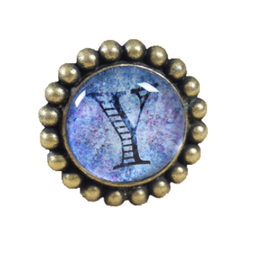 House Creative Alloy Glass Y Letter Door Handles Cabinet and Drawer Handles