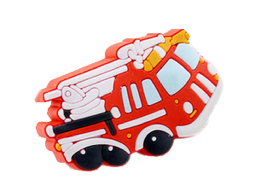 4PCS Lovely Children Door Handles Drawer Handles Fire Truck Pattern