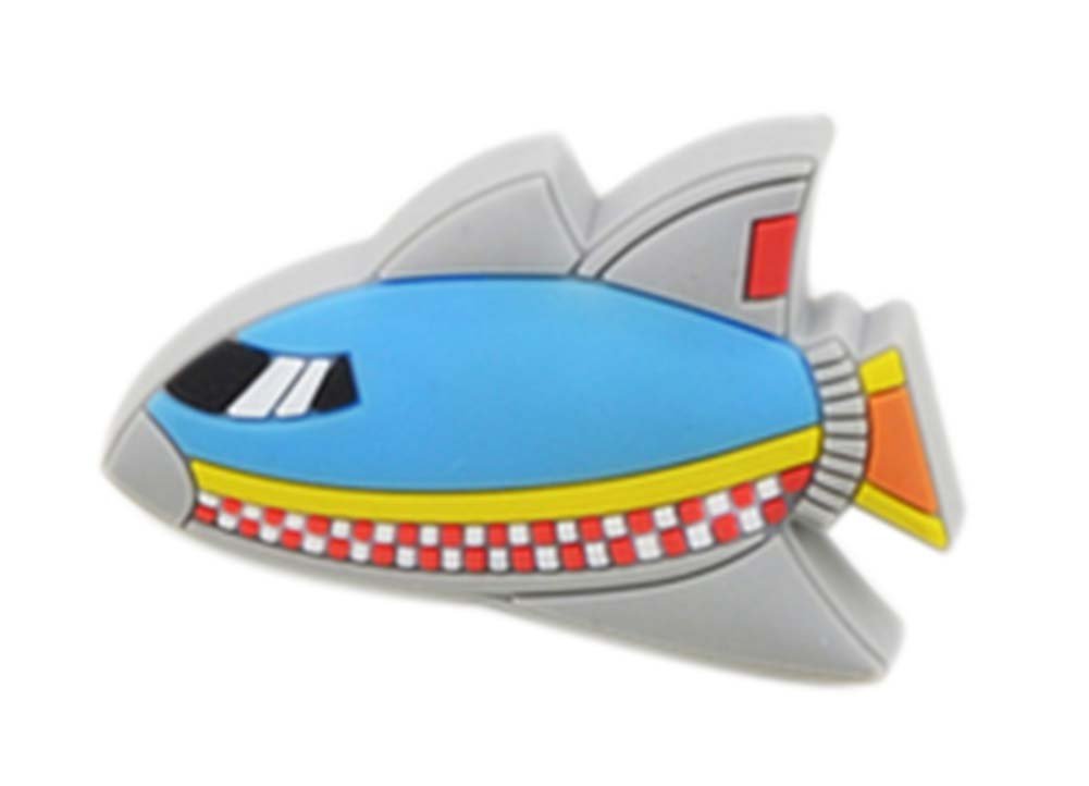 4PCS Lovely Children Door Handles Drawer Handles Spacecraft Pattern